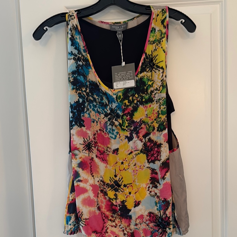 Colorful Sleeveless Top
